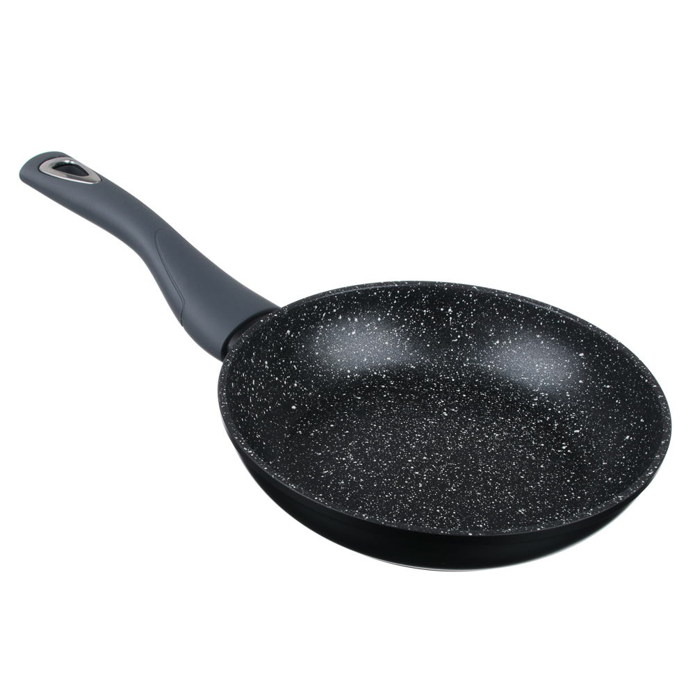 SATOSHI Труа Набор сковород литых 3пр, d=20,24,28см, антипригарное покрытие мрамор, индукция, арт.№ 846-505