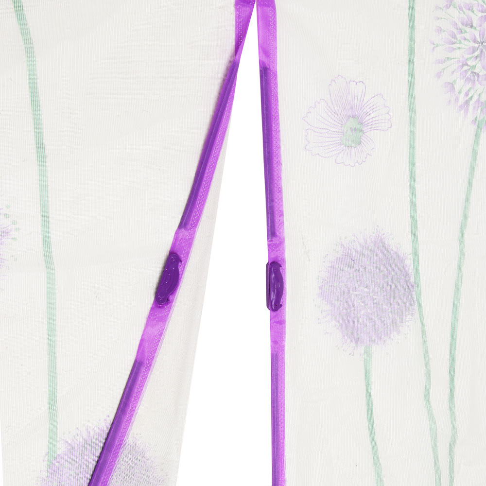 INBLOOM Сетка москитная для дверей на магнитах, цветы, 0.9х2.1м, полиэстер, арт.№ 159-012