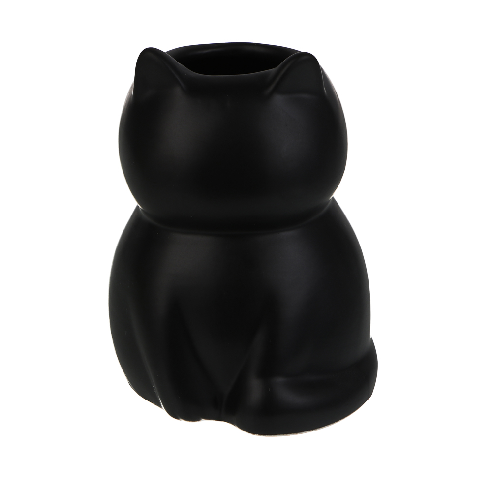 Ваза тм LADECOR "Котик", 11,5 см, керамика, 3 цвета, арт.№ 502-228