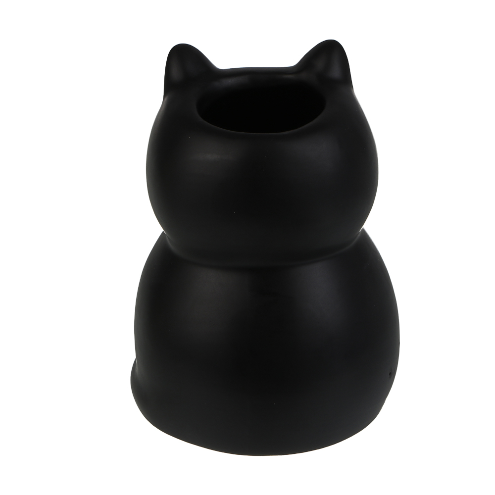 Ваза тм LADECOR "Котик", 11,5 см, керамика, 3 цвета, арт.№ 502-228