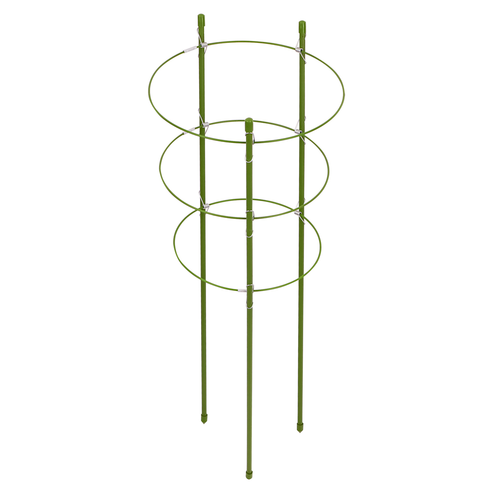 INBLOOM Опора для растений 3 кольца, d18,20,22см, h60см, металл, арт.№ 154-054