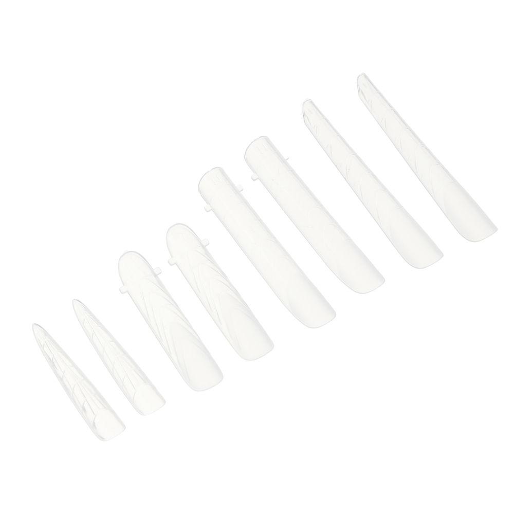 ЮНИLOOK Верхние формы для наращивания ногтей 96 шт (4 формы*24шт), пластик, арт.№ 305-447