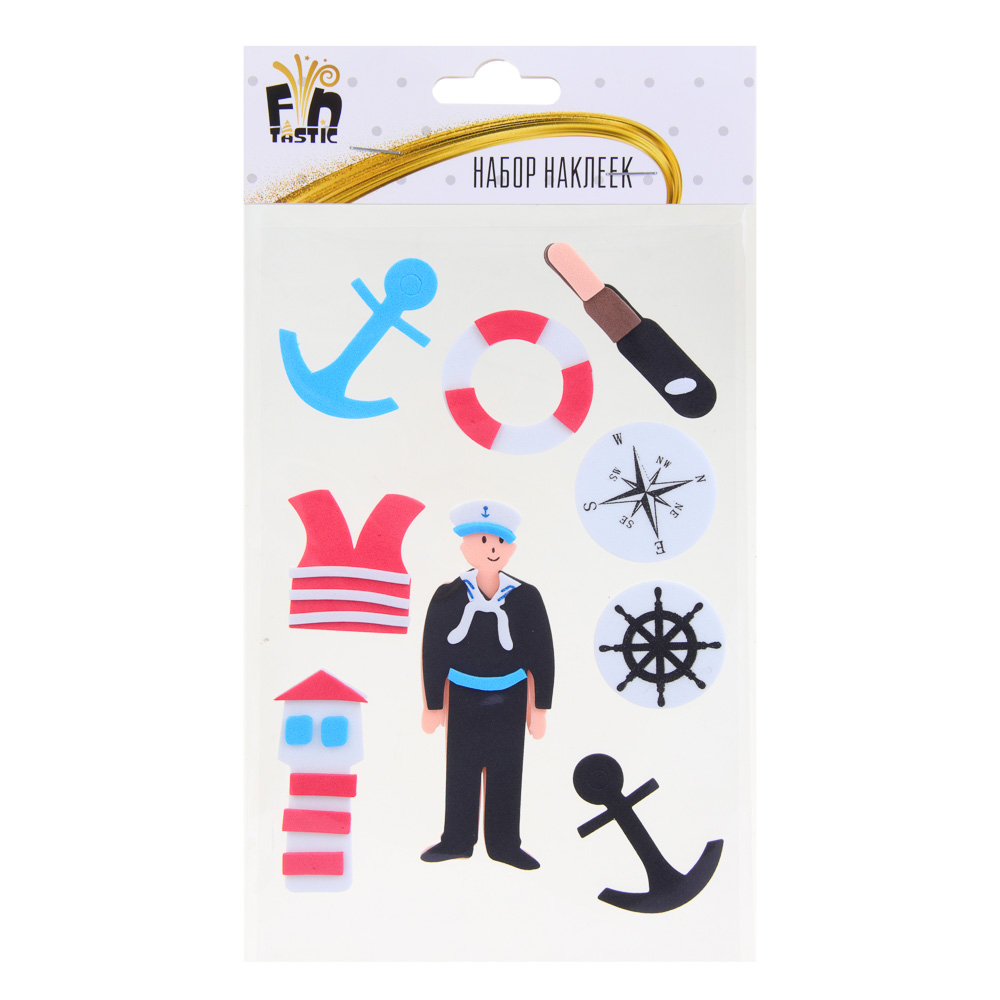 Fntastic Набор наклеек декоративных, 22x12,5 см, ПЕВА, профессии, 6 дизайнов, арт.№ 503-022