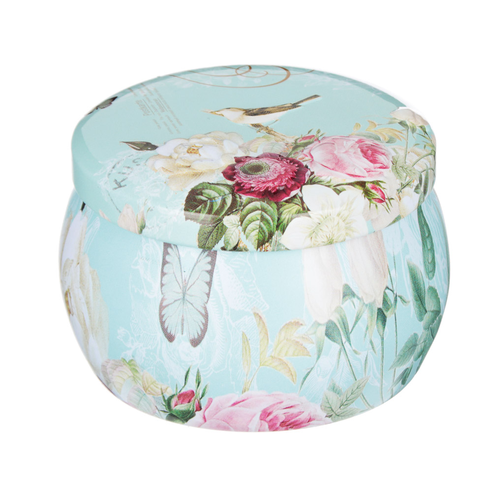 LADECOR Свеча ароматическая с декором, парафин, 6 видов, арт.2, арт.№ 508-648