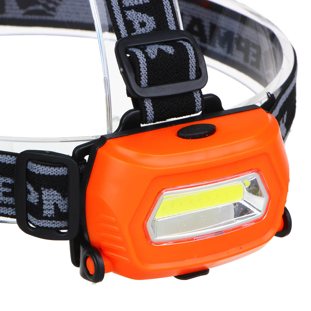 Фонарь налобный тм ЕРМАК, 1 COB, 200мАч, USB, 8х4см, пластик, 3 режима, арт.№ 221-071