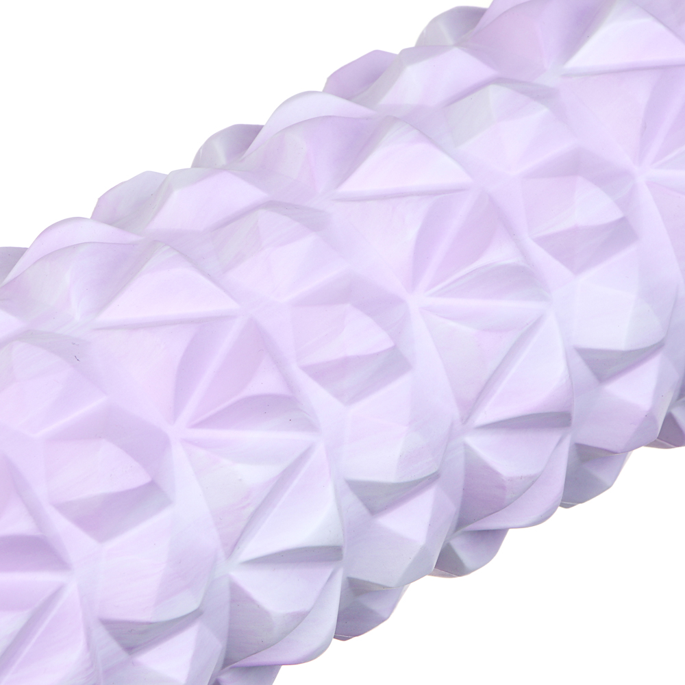 SILAPRO MAX Роллер для миофасциального массажа, фиолетово-белый, 45х11см, EVA, PVC, арт.№ 192-044