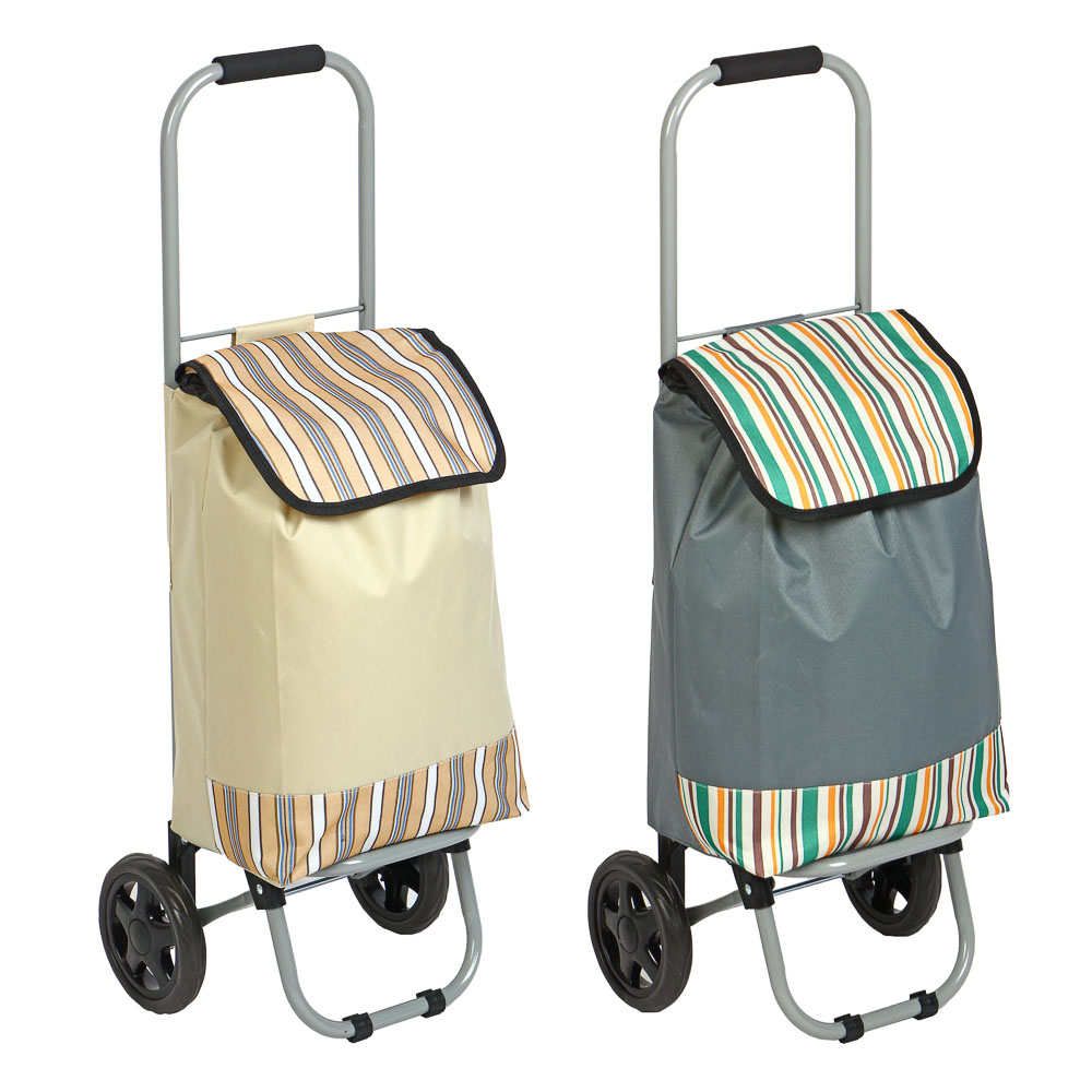 Тележка + сумка, до 15кг тм VETTA, 27х32х88см, 22л, полиэстер, колеса ЭВА d15см, арт.№ 467-019