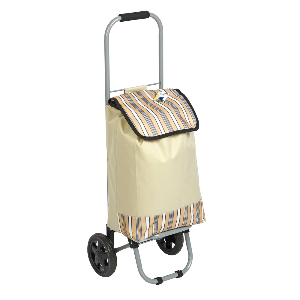 Тележка + сумка, до 15кг тм VETTA, 27х32х88см, 22л, полиэстер, колеса ЭВА d15см, арт.№ 467-019