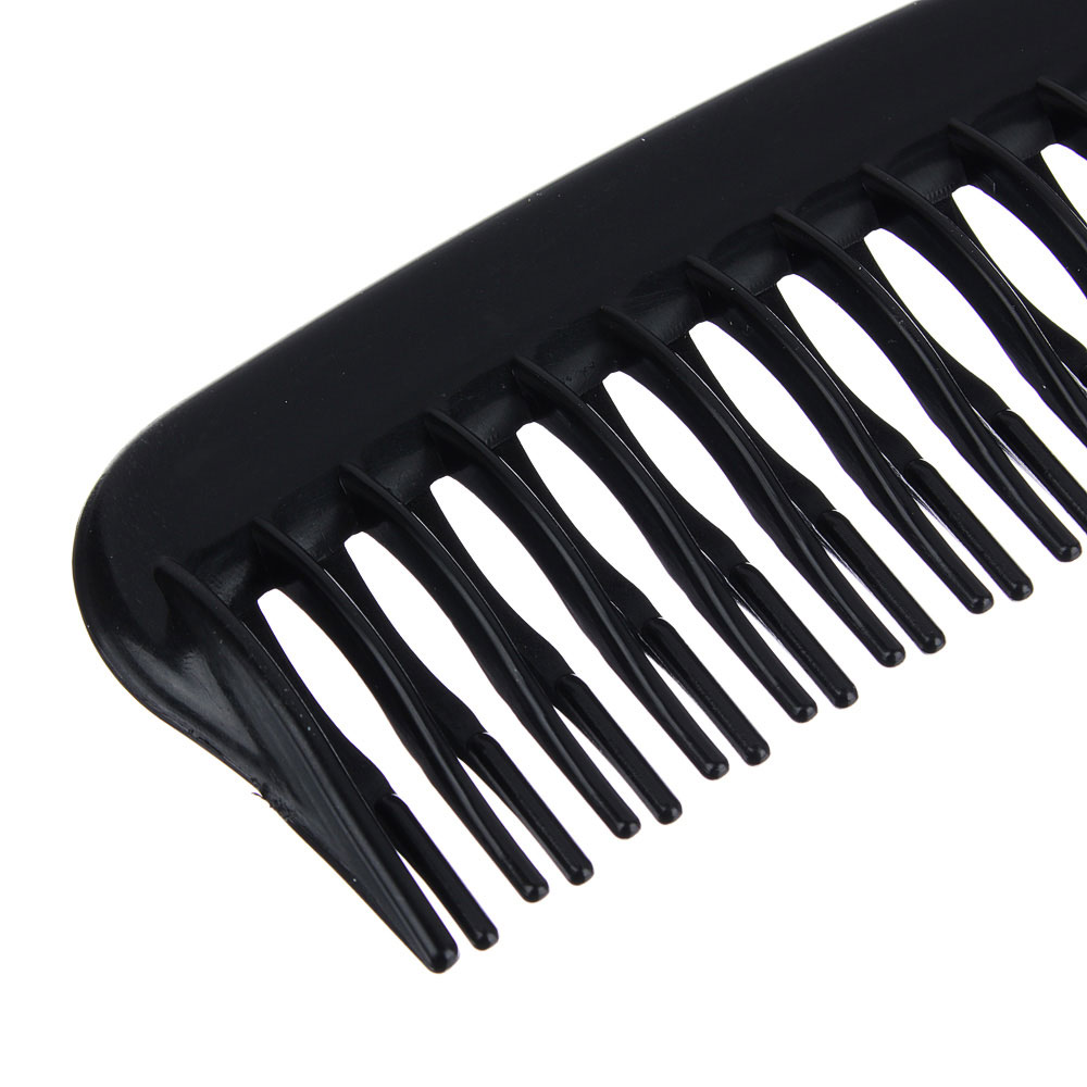 Расческа-гребень тм ЮНИLOOK, пластик, 21x5см, черный, РР-1102, арт.№ 319-041