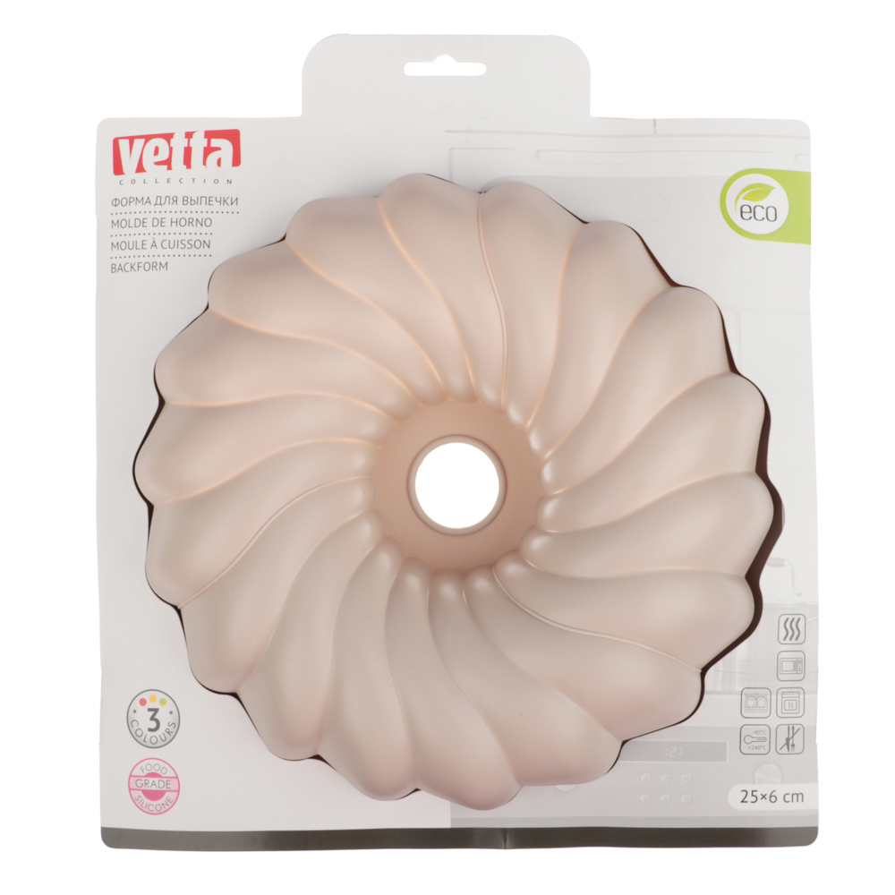 VETTA Форма силиконовая 25x6см, "Каравай", арт.№ 891-019