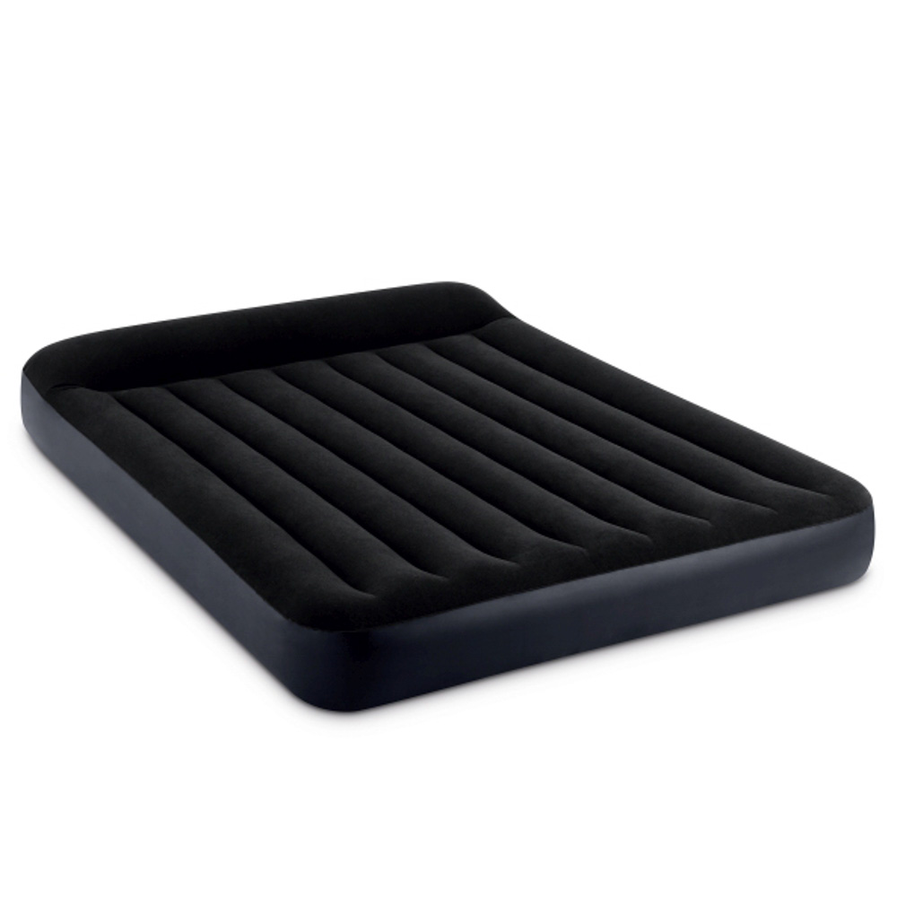 INTEX Матрас надувной PILLOW REST с подголовником, 203x152x25см, до 272кг, 64143, арт.№ 108-035