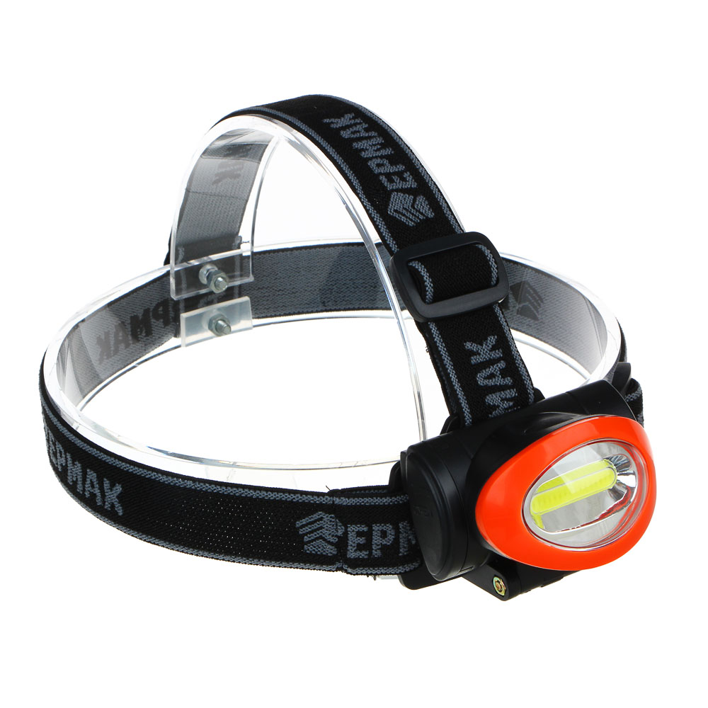 Фонарь налобный тм ЕРМАК, 5 Вт COB LED, 3xAAA, 6,8х4 см, арт.№ 198-056