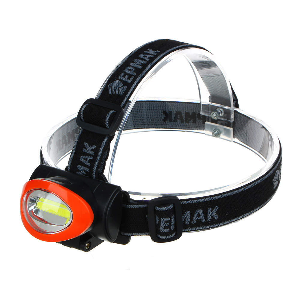 Фонарь налобный тм ЕРМАК, 5 Вт COB LED, 3xAAA, 6,8х4 см, арт.№ 198-056