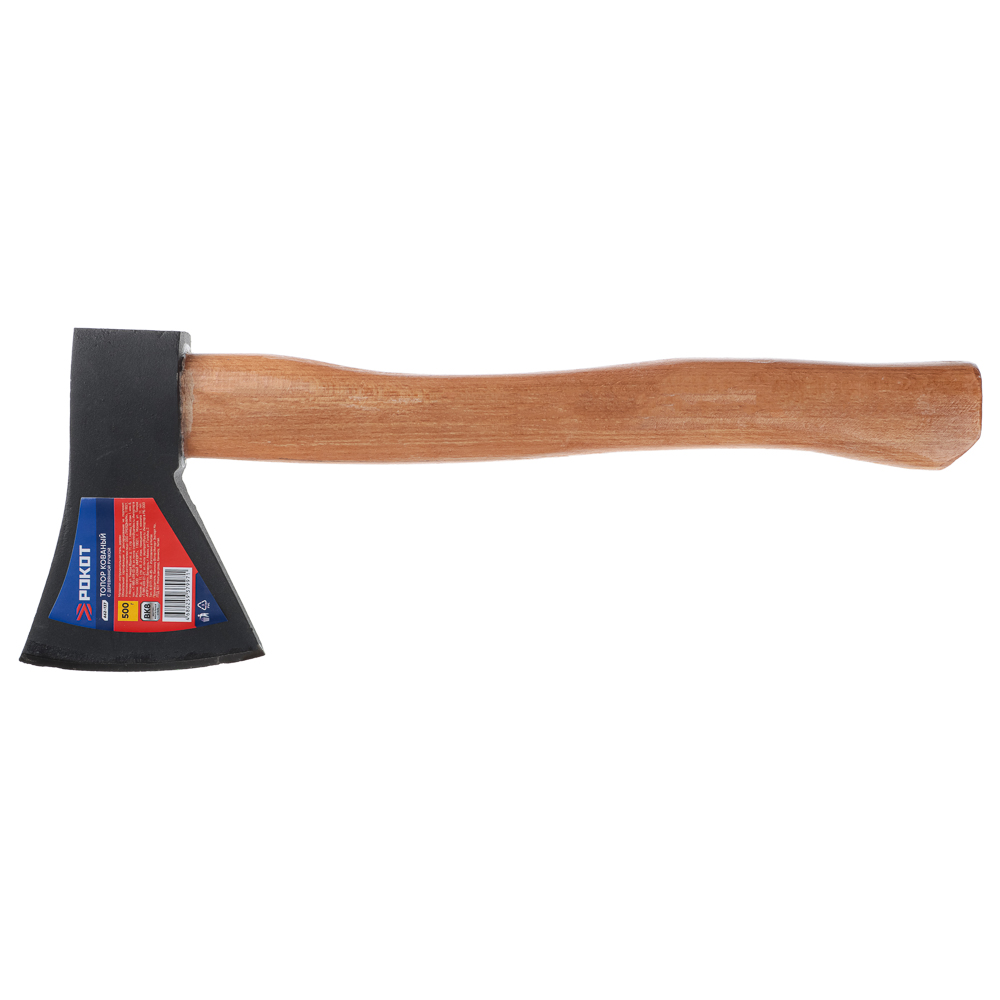 РОКОТ Топор кованый с деревянной ручкой 500г, арт.№ 662-137