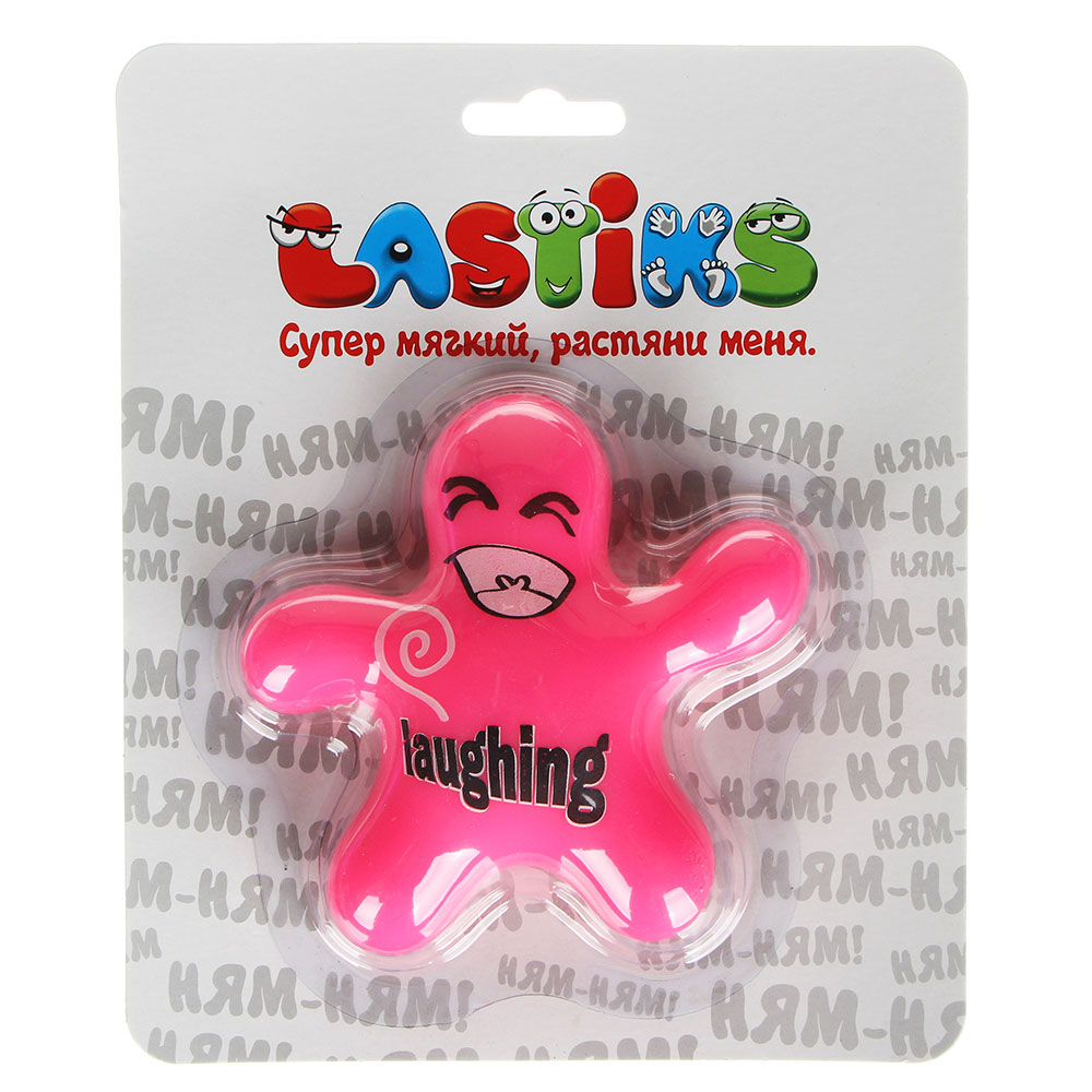 LASTIKS Фигурка в виде кляксы-тянучки, резина, 10,5х11х2см, 5 дизайнов, арт.№ 274-146
