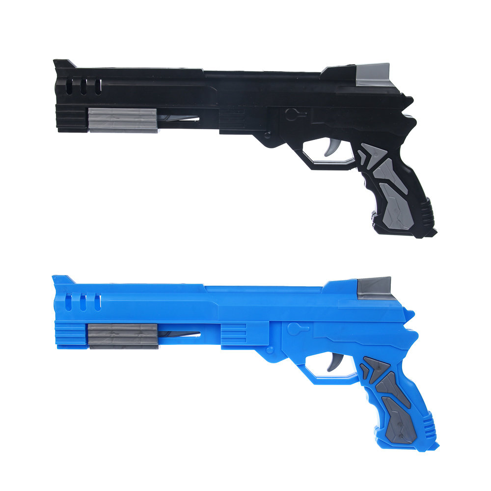 ИГРОЛЕНД Пистолет с шариками и пулями, АБС-пластик, ПП, ЭВА, 37х3,5х24 см, 2 диз, арт.№ 261-810