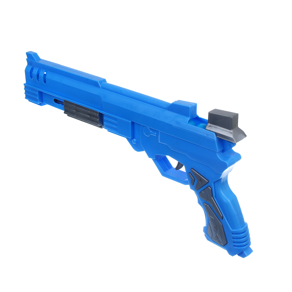 ИГРОЛЕНД Пистолет с шариками и пулями, АБС-пластик, ПП, ЭВА, 37х3,5х24 см, 2 диз, арт.№ 261-810