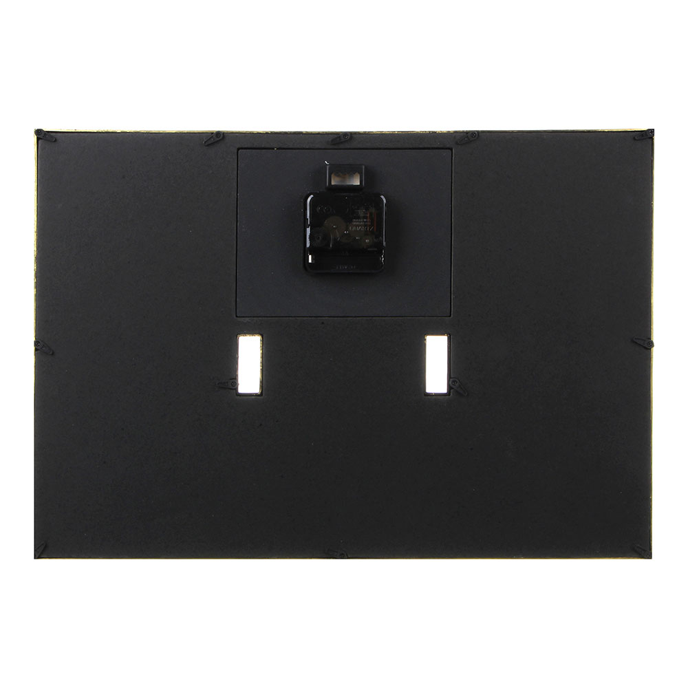 LADECOR CHRONO Часы настенные с фоторамкой, 42х29см, плавный ход, 1хАА, пластик, стекло, 2 цвета, арт.№ 581-525