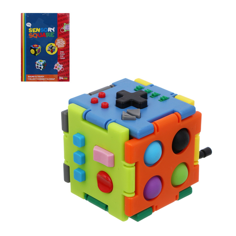 Игрушка антистресс- сюрприз, 8х8см, ABS, PS, 18 дизайнов, арт.№ 214-097