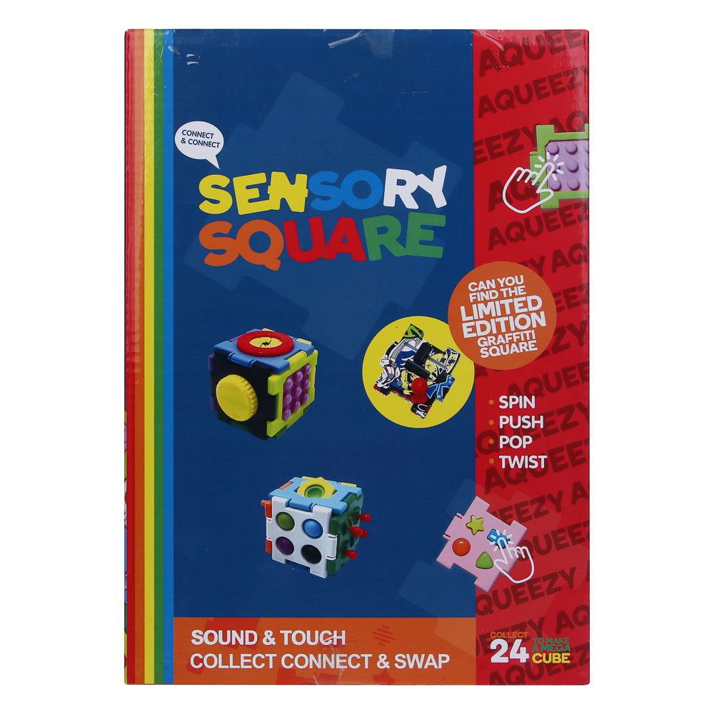 Игрушка антистресс- сюрприз, 8х8см, ABS, PS, 18 дизайнов, арт.№ 214-097