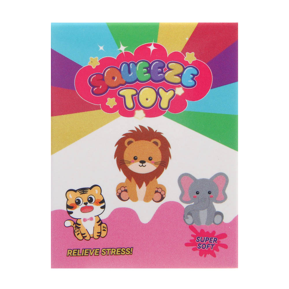 Мялка антистресс "Мякиши", TPR, 4х4,5х6см, 12 дизайнов, арт.№ 297-179