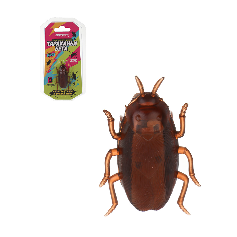 ИГРОЛЕНД Электронная игрушка "Тараканьи бега", PVC, ABS, 5х2см, 1хLR44, арт.№ 274-287
