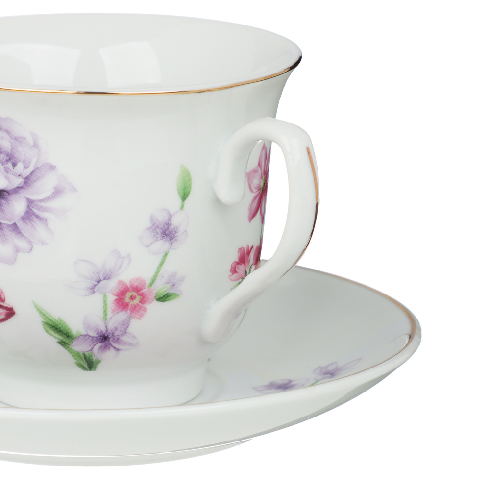MILLIMI Полевые цветы Набор чайный 12 пр., 220мл, 14,5см, фарфор, арт.№ 802-452
