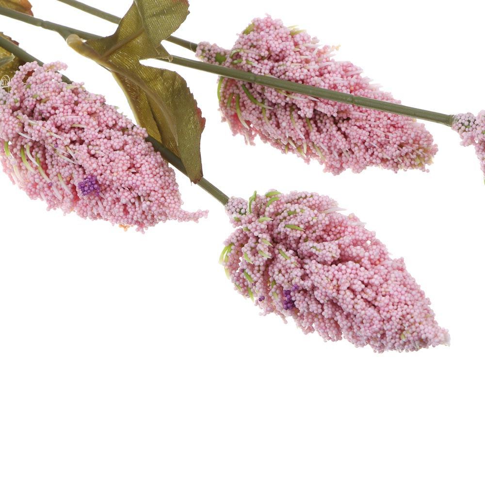 LADECOR Ветка декоративная, сухоцвет, 70 см, пластик, ткань, проволока, 5 цветов, арт.№ 409-187