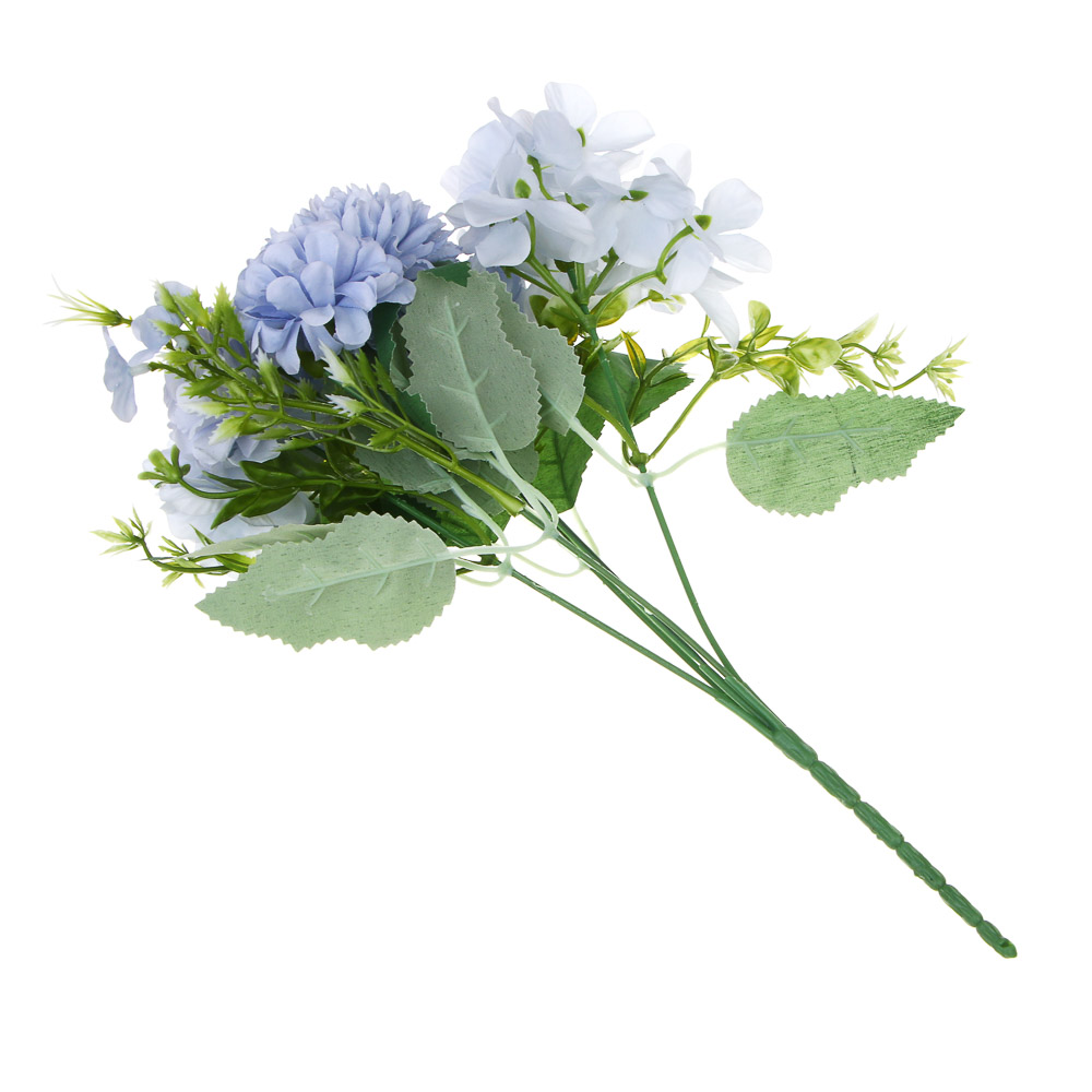 LADECOR Букет искусственных цветов, 30 см, пластик, ткань, 4 цвета, арт.№ 426-003