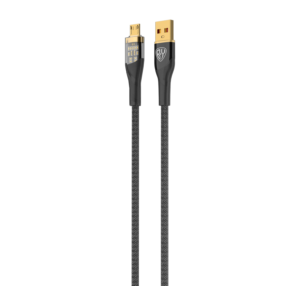 Кабель для зарядки USB(A)-microUSB BY Space Cable Techno, 1 м, 3А, Быстрая зарядка QC3.0, черный, арт.№ 931-347