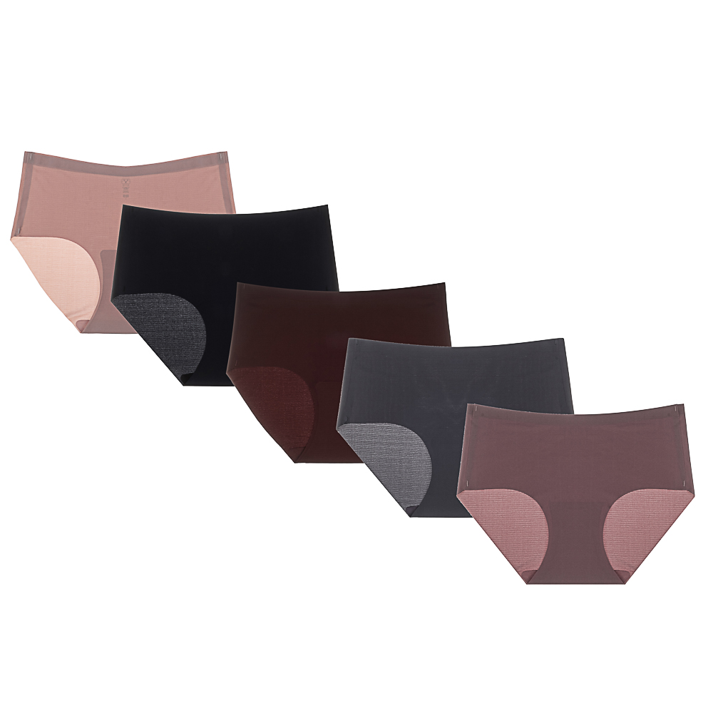 RS Трусы-слипы женские бесшовные в рубчик, р. 54, 85% нейлон, 15% спандекс, разноцветные, арт. 2036R, арт.№ 331-429