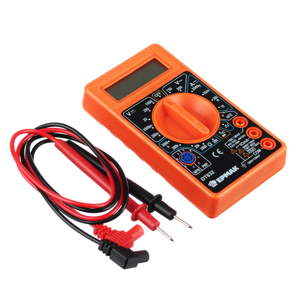 ЕРМАК Мультиметр цифровой DT-832, арт.№ 660-004