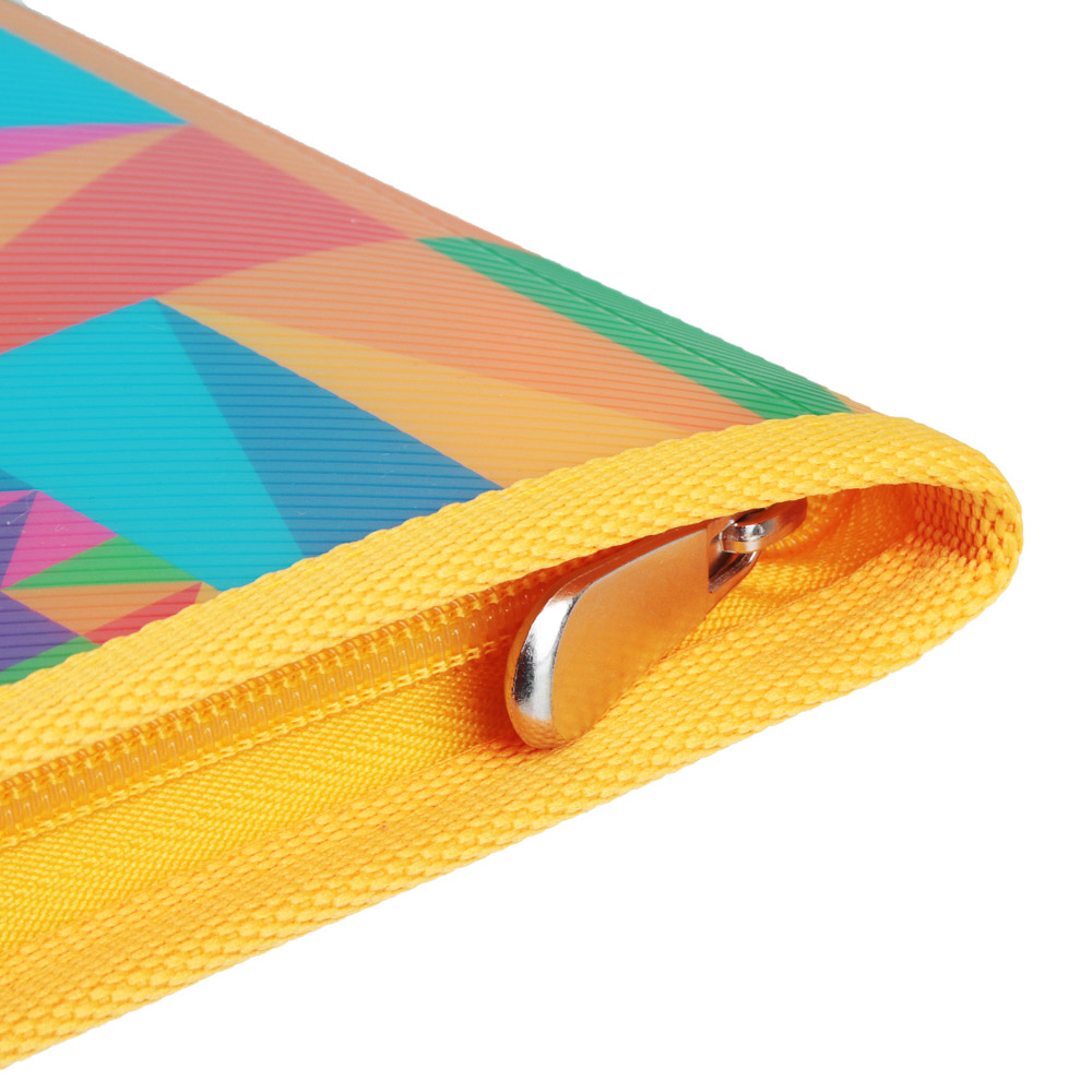 Erich Krause Папка для тетрадей для A4, молния вокруг, пластик с цв. печатью, 4 дизайна, арт.№ 236-076