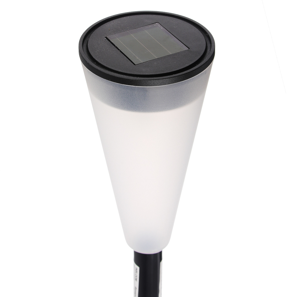 INBLOOM Фонарь садовый на солнечной батарее, 6,7х38см, 1LED,белый, пластик, арт.№ 185-038