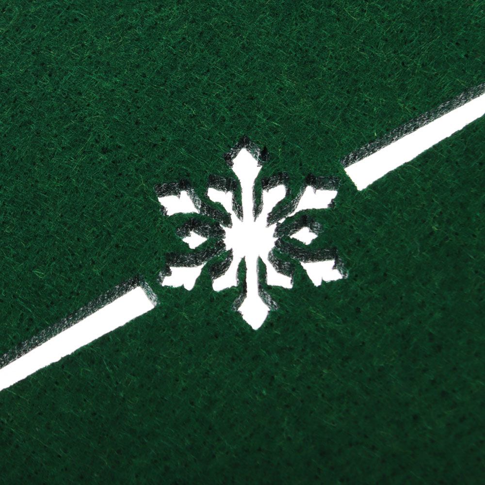 PROVANCE Асти Подставка фетровая сервировочная 2шт, 25х35см, 100% полиэстер, зеленый, арт.№ 492-124