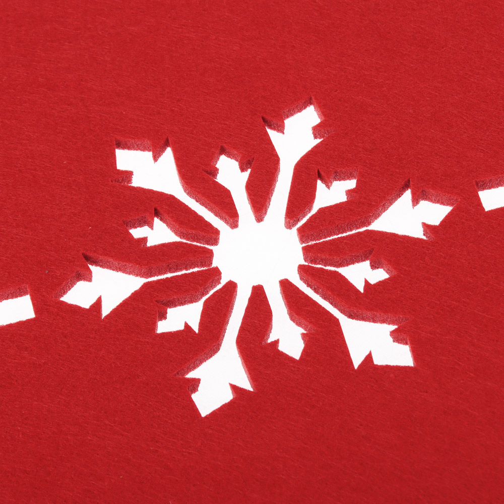 PROVANCE Асти Дорожка фетровая для сервировки стола, 35х90см, 100% полиэстер, красный, арт.№ 492-127