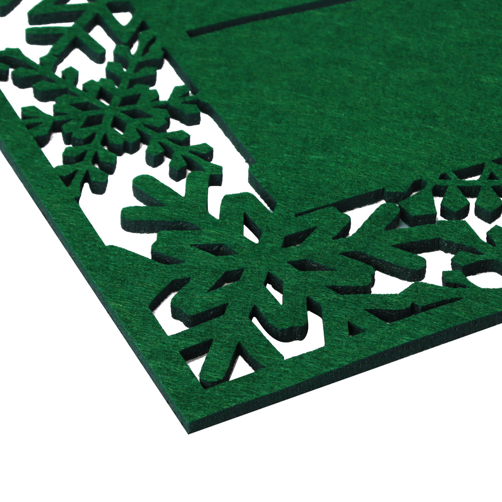 PROVANCE Асти Дорожка фетровая для сервировки стола, 35х90см, 100% полиэстер, зеленый, арт.№ 492-128