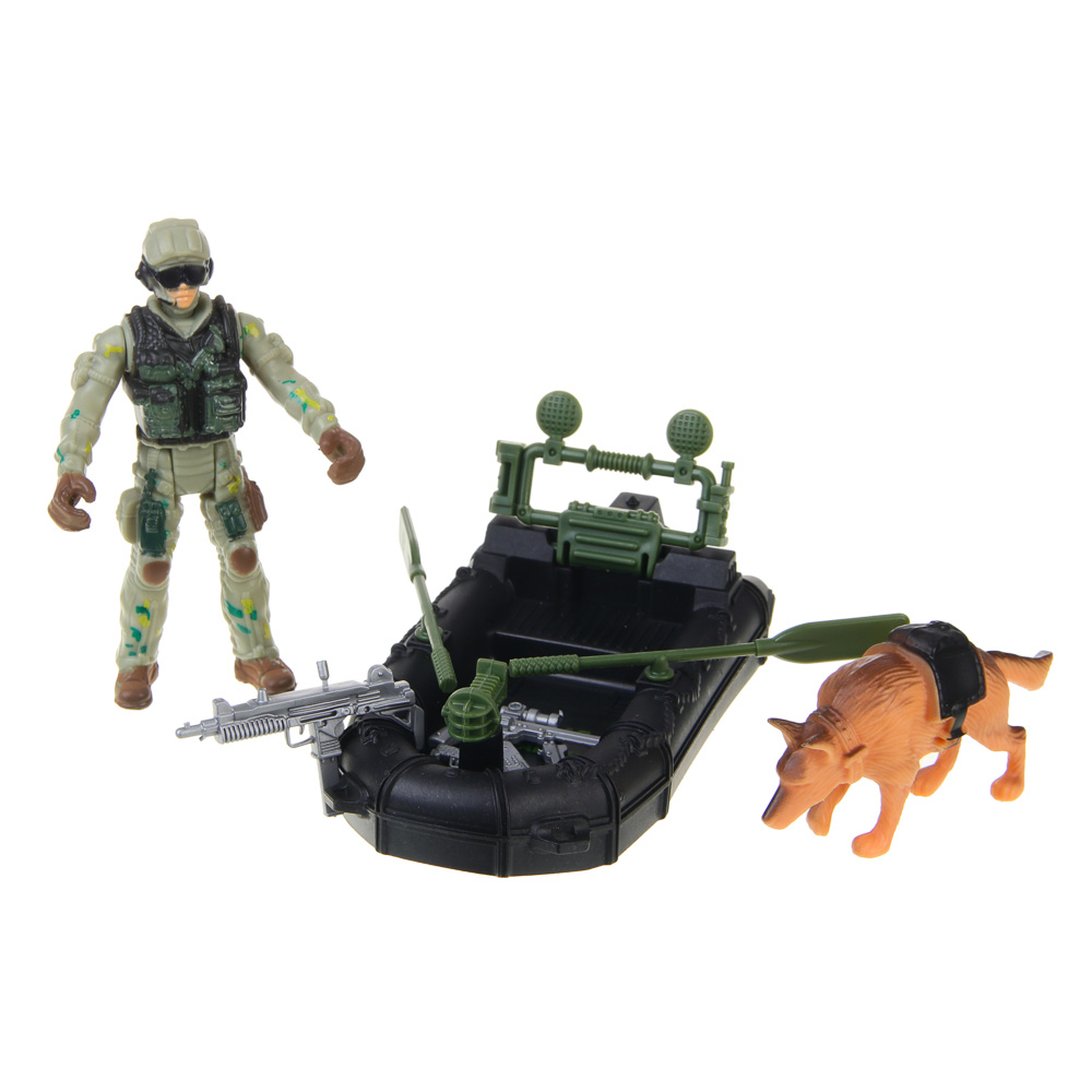 ИГРОЛЕНД Набор игровой Военная операция Береговая охрана, PP, PVC, 22,5х15,5х4см, арт.№ 276-008