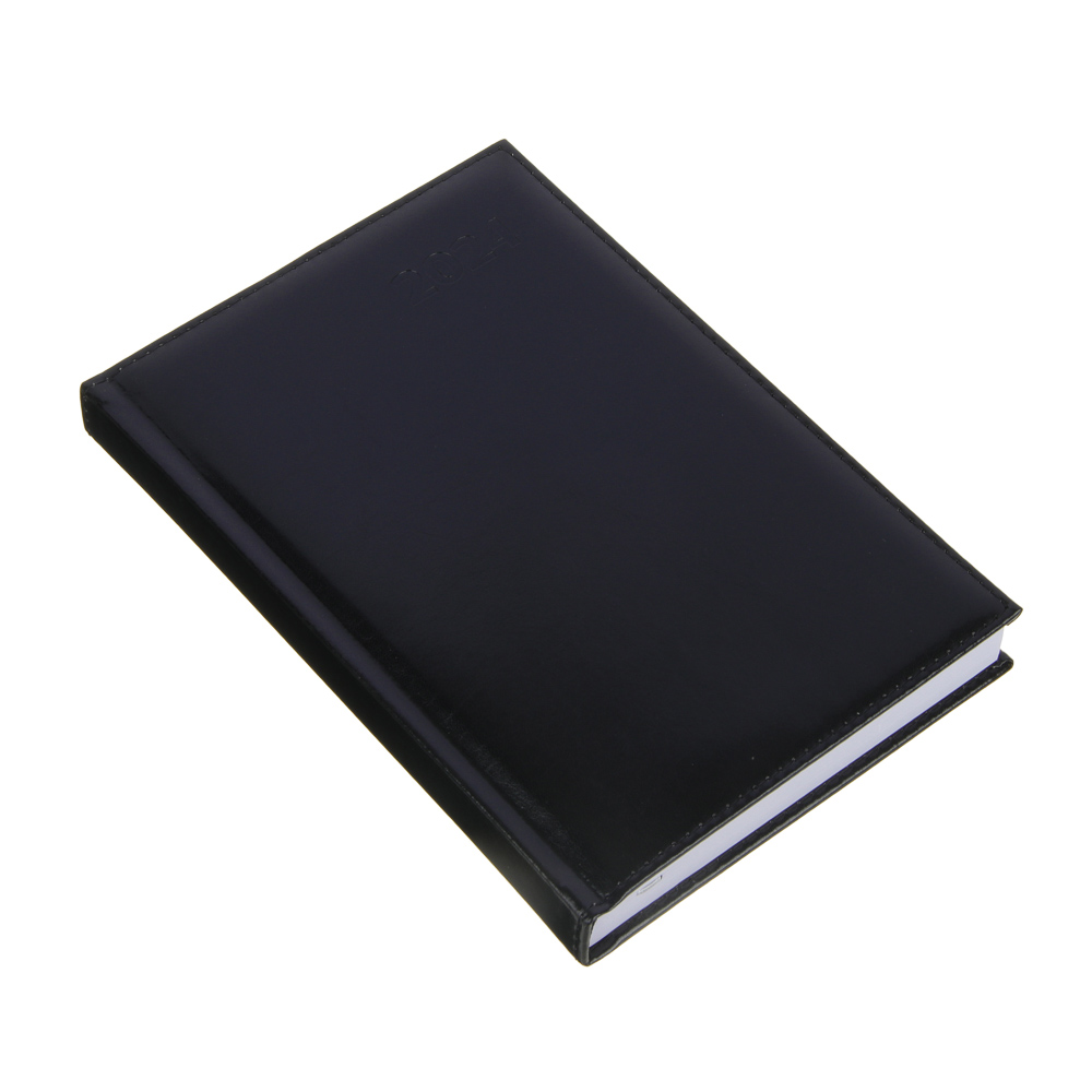 Ежедневник на 2024 "БИЗНЕС" А5, 352 стр., тв.обл.с поролоном, искусственная кожа, 4 цвета, арт.№ 572-129