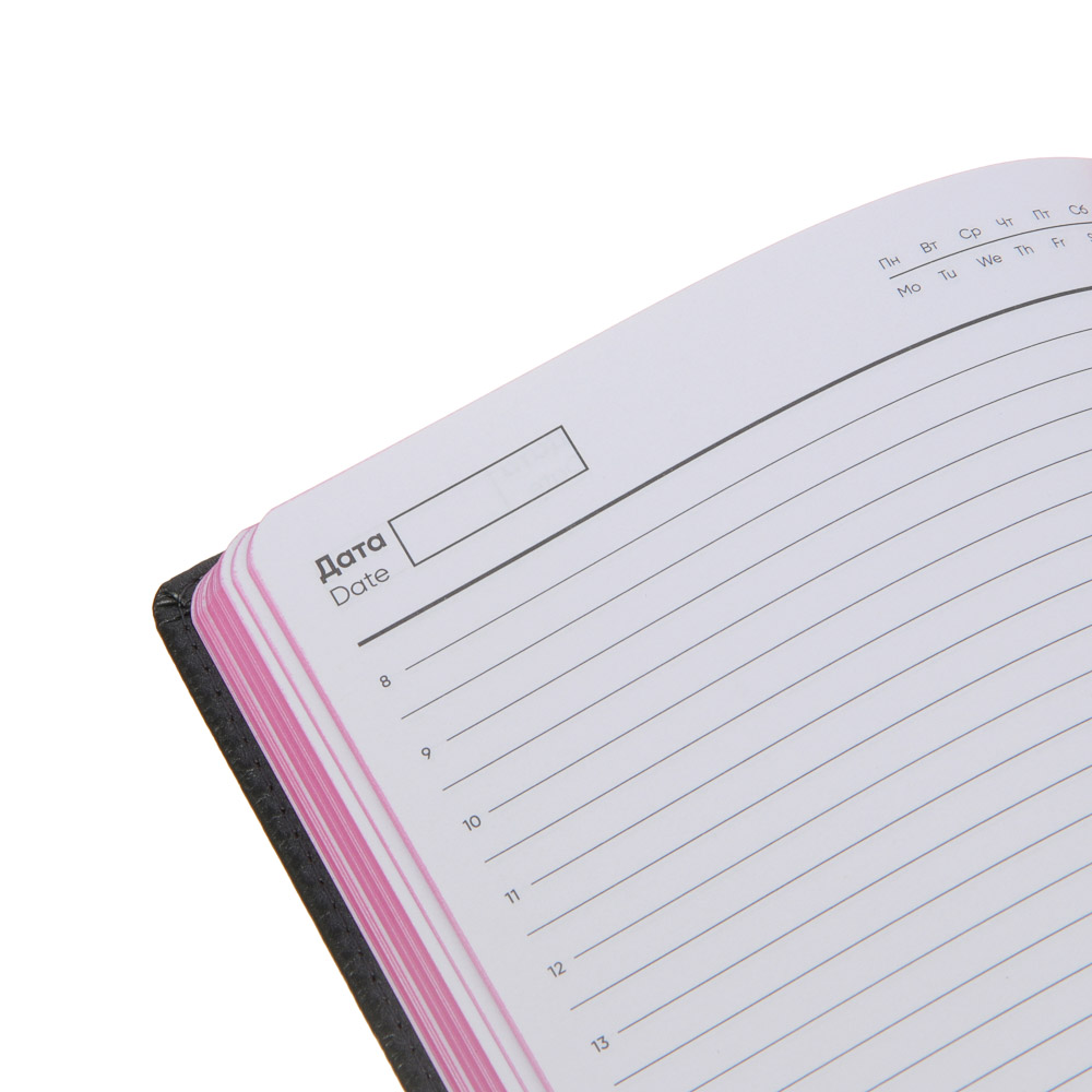 Ежедневник недатир."ЛОФТ" А5, 320 стр., тв.обл.с поролоном, иск.кожа, цв.срез, 3 цвета металлик, арт.№ 572-149