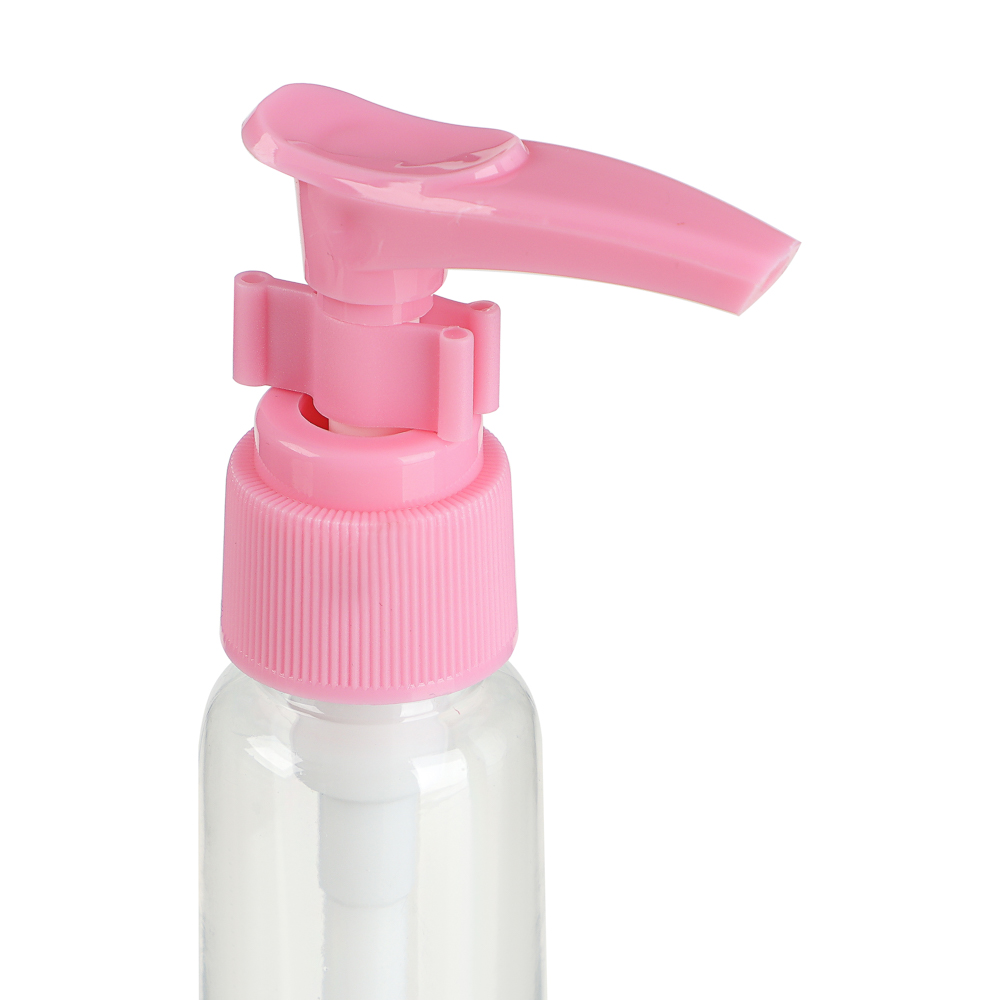 Набор для косметики дорожный 3 предмета (2 шт-50 мл, 1шт-30мл) тм ЮНИLOOK, пластик, 2 цвета, арт.№ 357-191