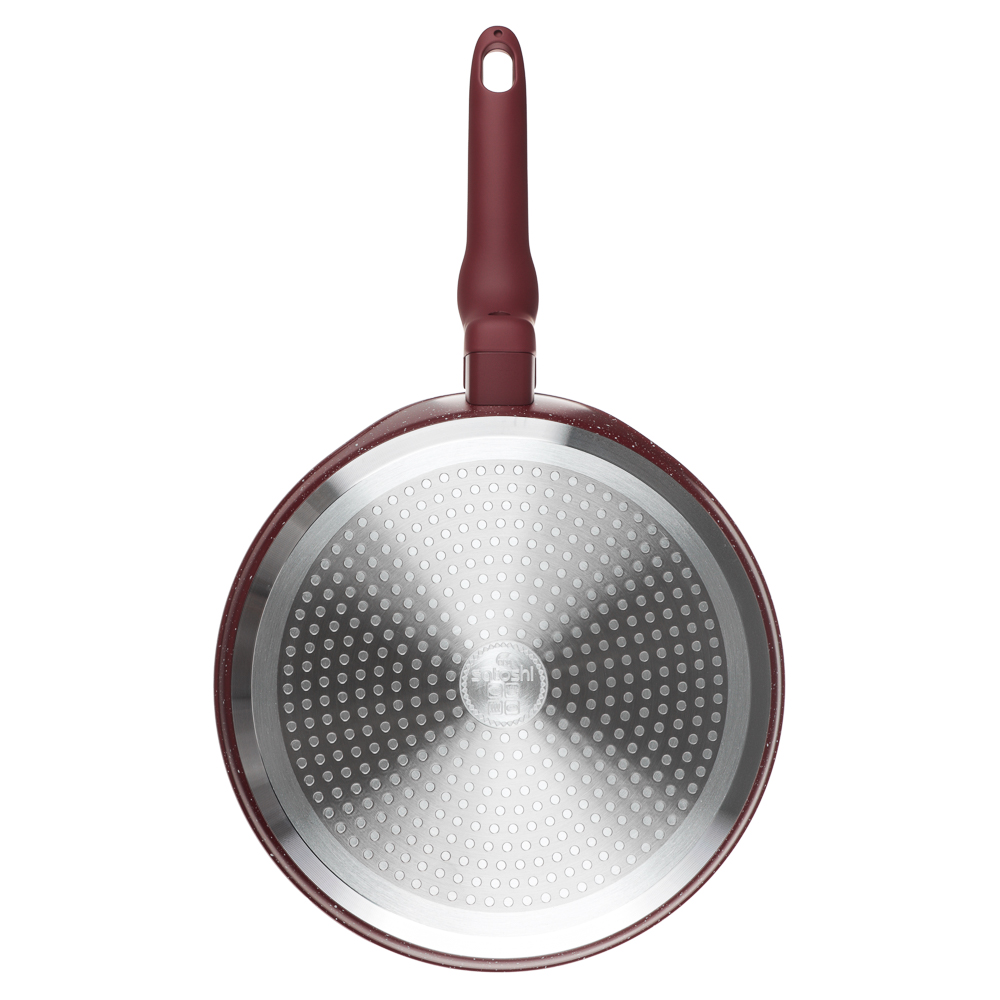 Сковорода литая блинная тм SATOSHI Мари d24см, антипригарное покрытие мрамор, индукция, 3 цвета, арт.№ 846-776