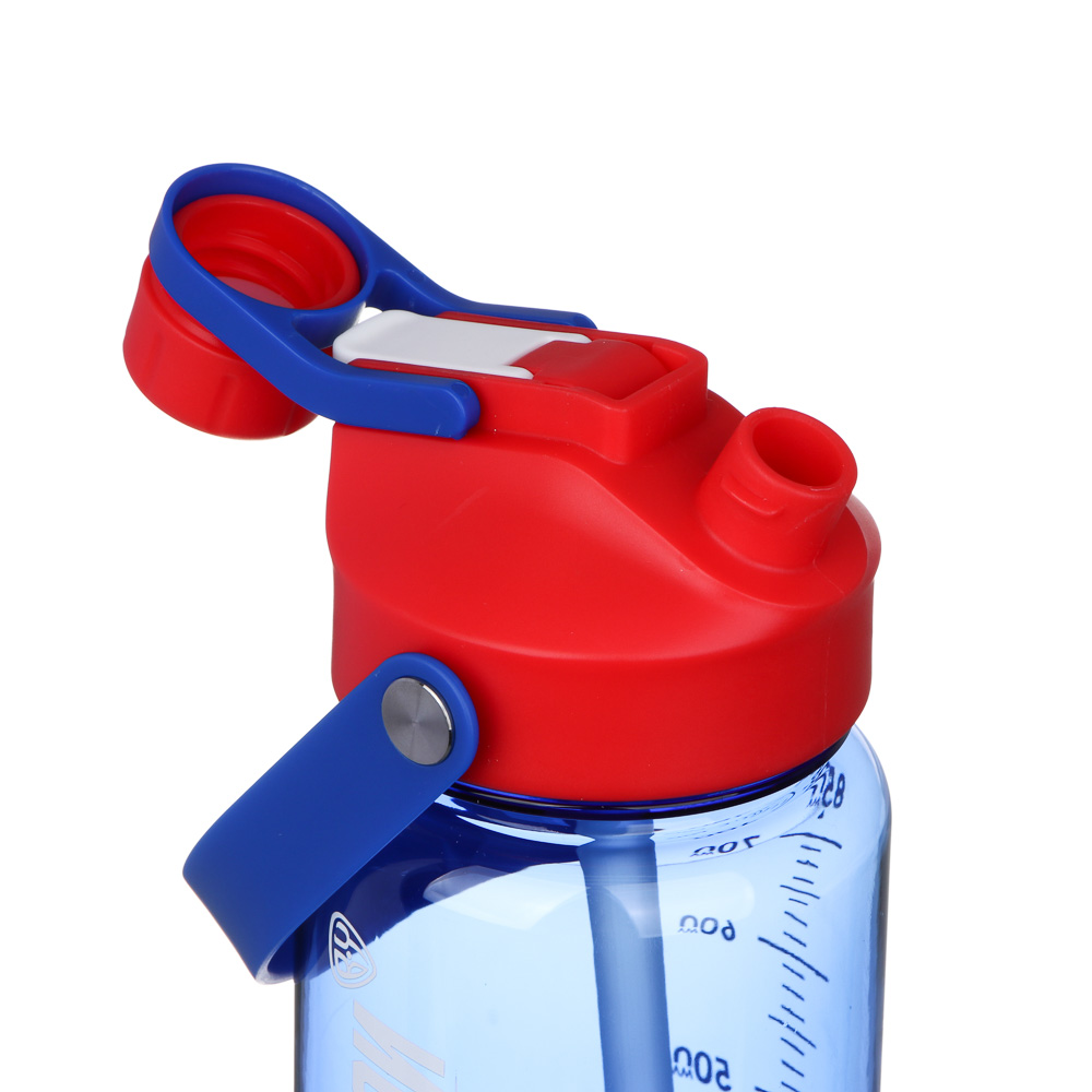 BY Русские Супергерои Бутылка для воды, 24х8см, 850мл, синий, PC, PP, арт.№ 088-116