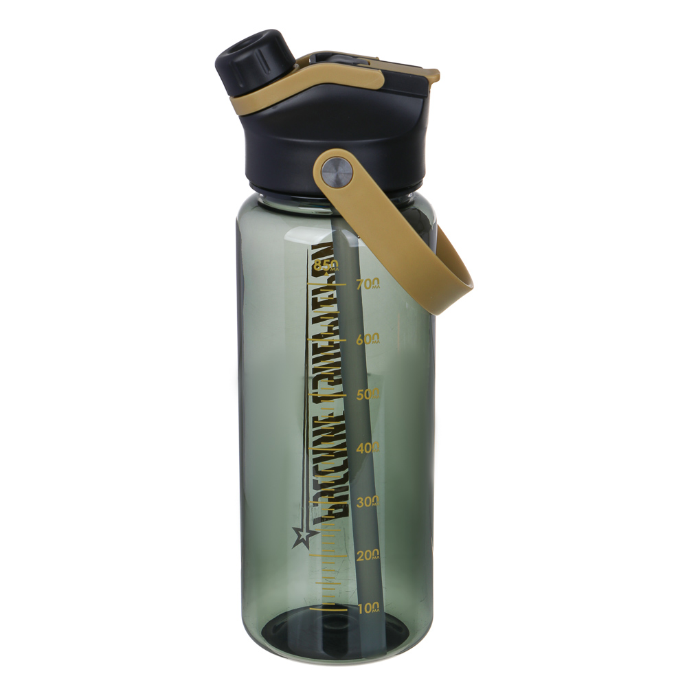 BY Русские Супергерои Бутылка для воды, 24х8см, 850мл, черный, PC, PP, арт.№ 088-117