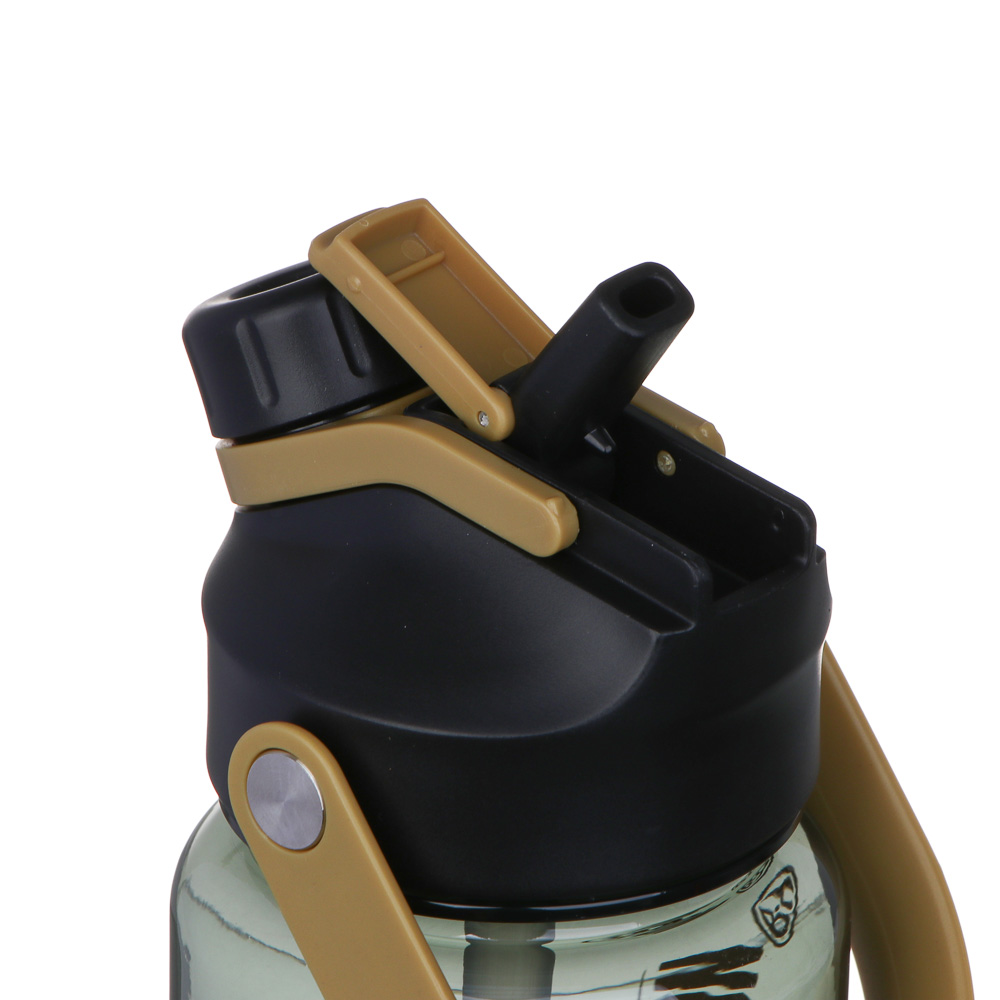 BY Русские Супергерои Бутылка для воды, 24х8см, 850мл, черный, PC, PP, арт.№ 088-117