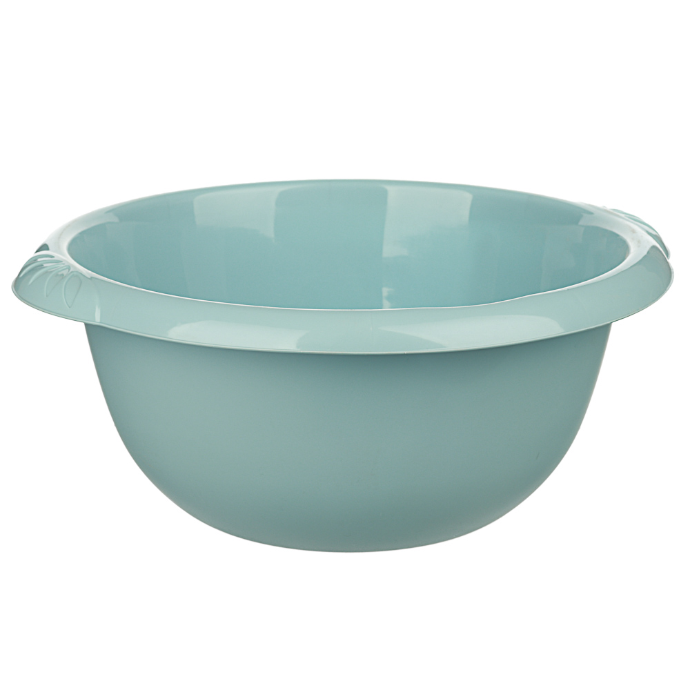 VETTA Таз универсальный "Sicilia" круглый 9л, пластик, светло-голубой, арт.№ 407-054