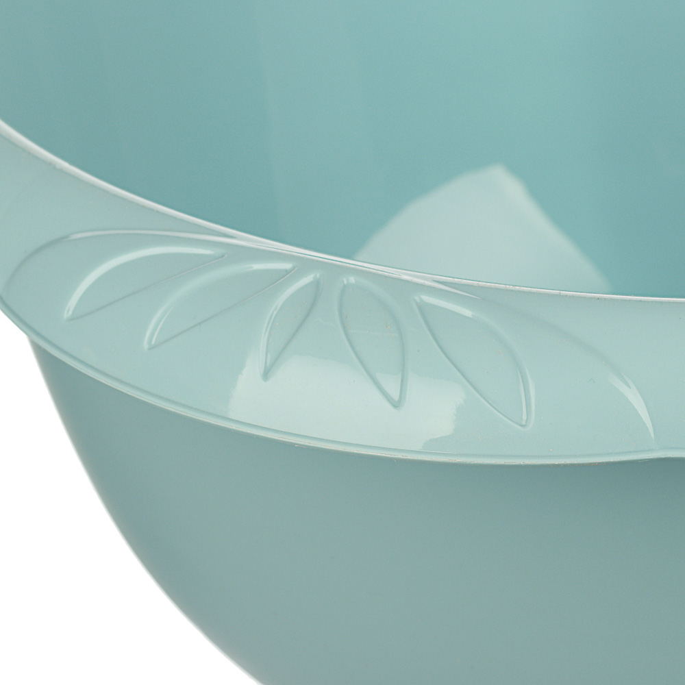 VETTA Таз универсальный "Sicilia" круглый 9л, пластик, светло-голубой, арт.№ 407-054