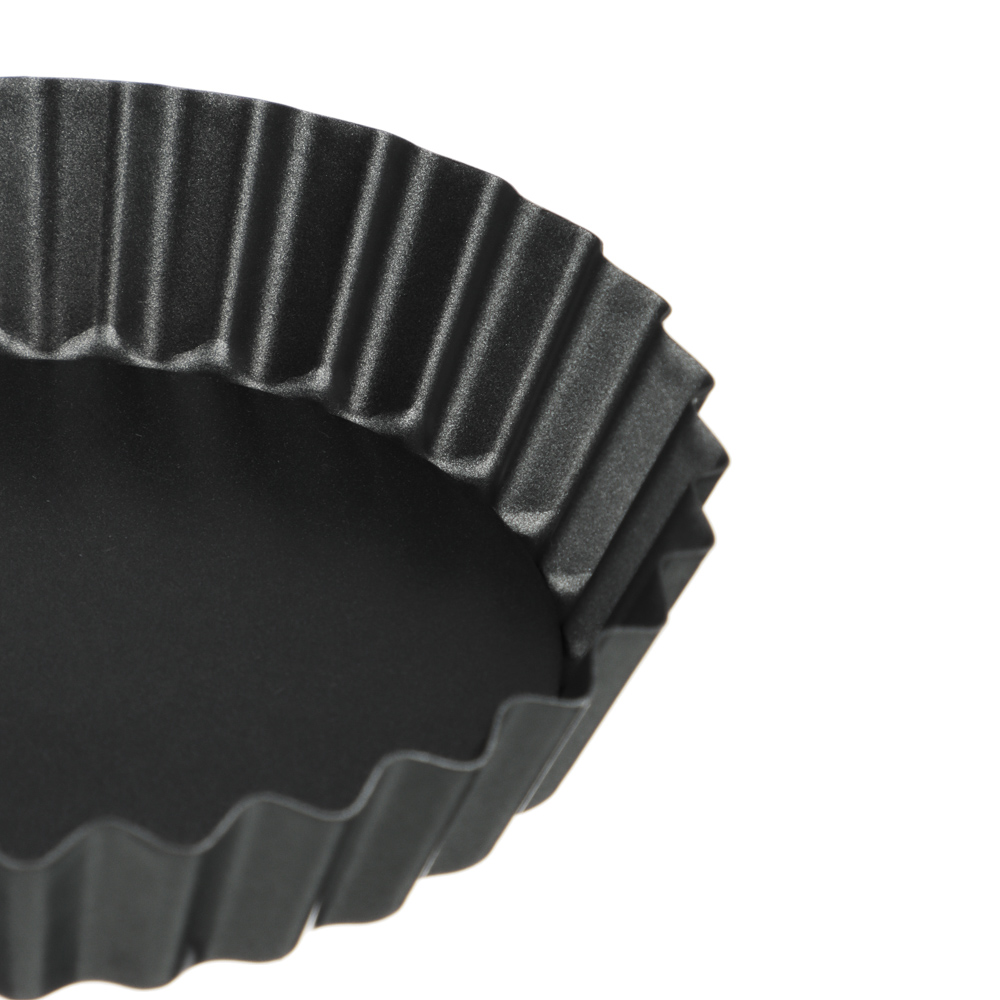 VETTA Набор форм для выпечки 4 шт "Тарталетка" 10,5х2см, угл.сталь, антипригарное покрытие, арт.№ 849-002