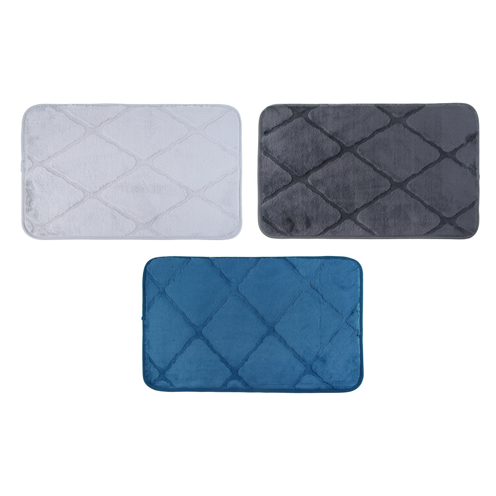 VETTA Коврик для ванной, искусственный мех Faccetta, 60x40 см, 3 цвета, арт.№ 462-029