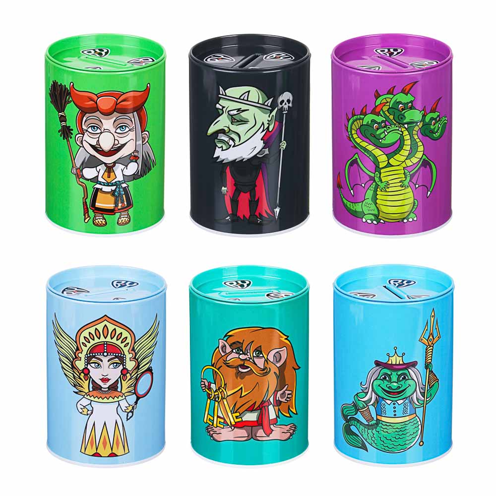 BY Сказки Копилка, жесть, 8х12,2см, 6 дизайнов, арт.№ 511-222